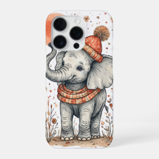 Funda Para iPhone 16 Pro Cute Elephant