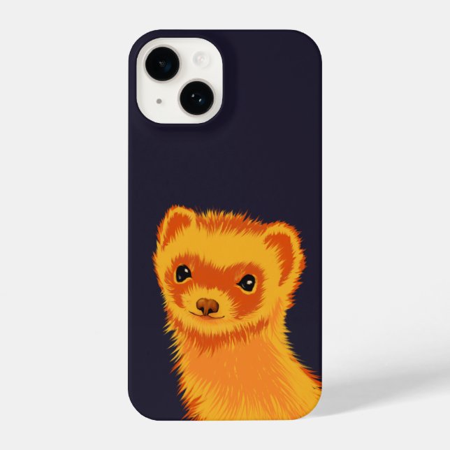 Funda Para iPhone Cute Ferret Animal Lover (Reverso )