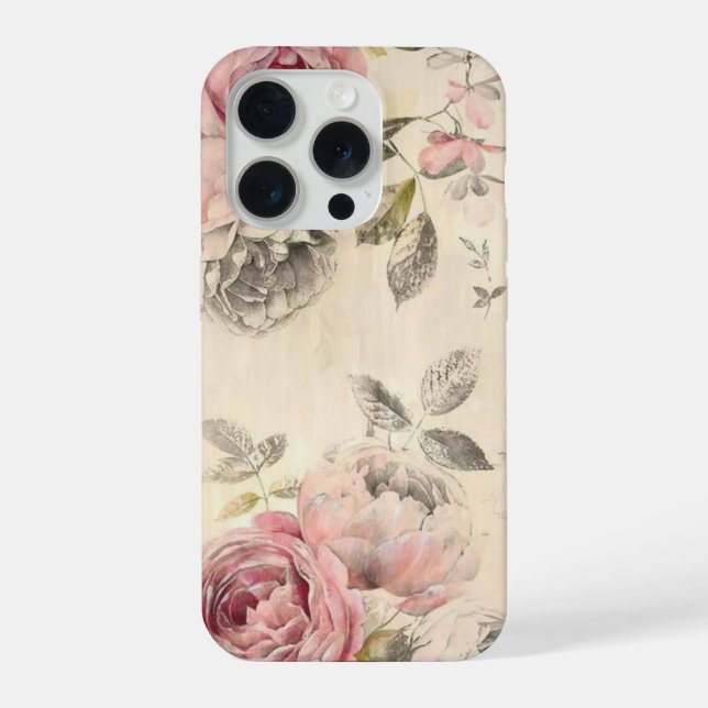 Funda Para iPhone Cute Floral Phone Case (Reverso )