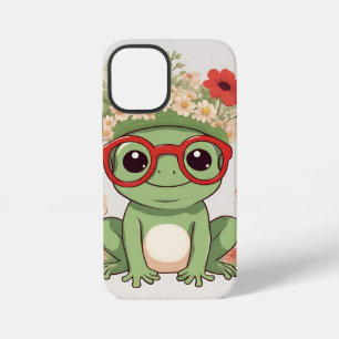 Funda Para iPhone 12 Mini Cute Frog Flower Headband
