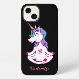 Cute Funny Baby Unicorn Zen Yoga Lotus Meditación 
