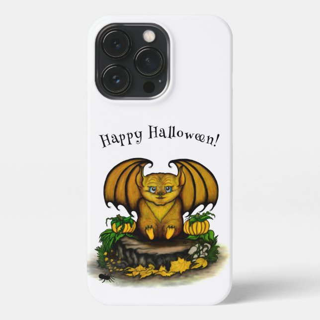 Funda Para iPhone Cute Halloween Bat (Reverso)