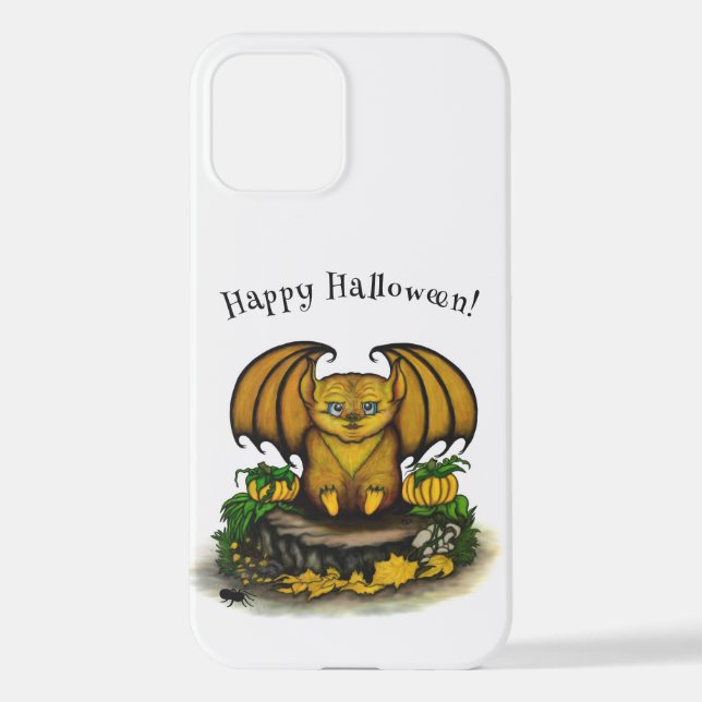 Funda Para iPhone Cute Halloween Bat (Reverso )