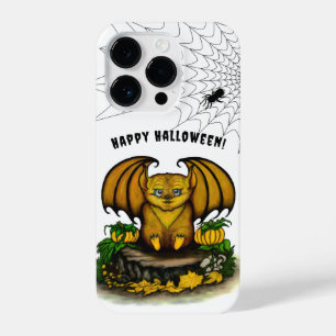 Funda Para iPhone 14 Pro Cute Halloween Bat