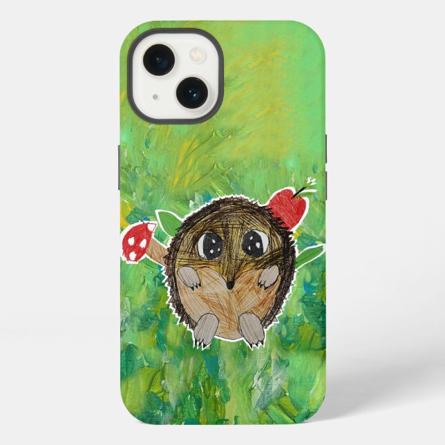 Funda Para iPhone Cute Hedgehog (Reverso )