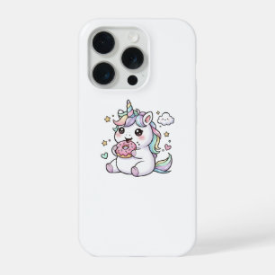 Cute Kawaii Estuche de Teléfono de Donut de Unicor