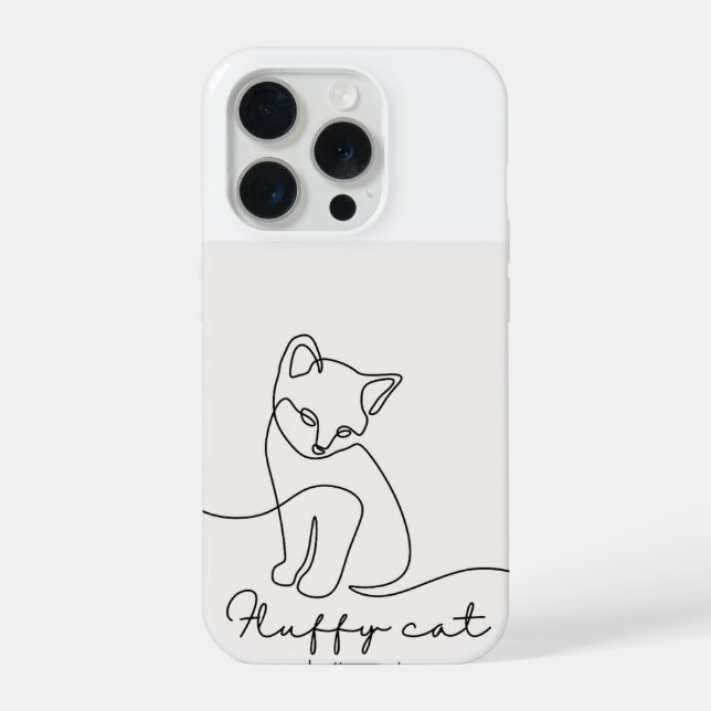Funda Para iPhone cute kitten phone cover (Reverso )