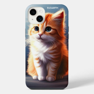 Funda Para iPhone 14 Plus Cute Kitty Rusty Fantasy Vintage Cute Kitty