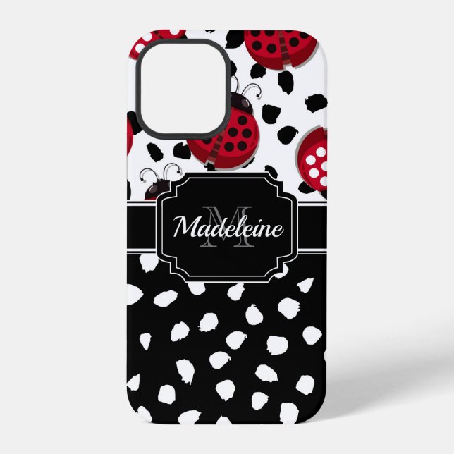Funda Para iPhone Cute Ladybugs (Reverso )