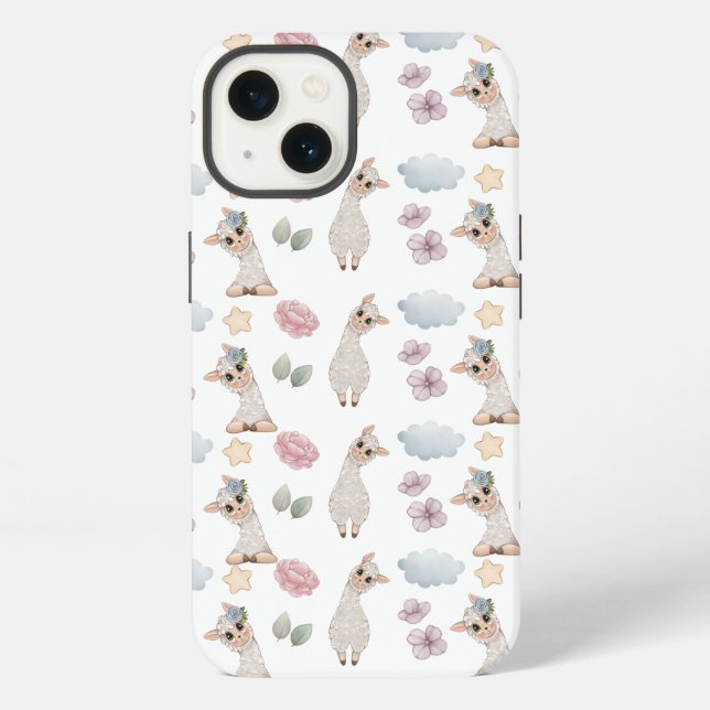Funda Para iPhone CUTE LLAMA Case-Mate iPhone case (Reverso )