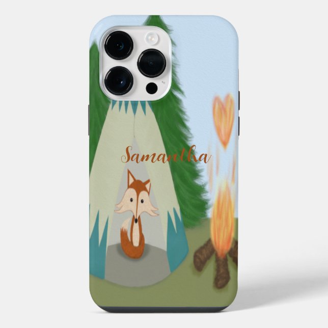 Funda Para iPhone Cute Lone Fox (Reverso )