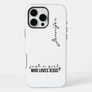 Funda Para iPhone 16 Pro Max Cute moderno Minimalista Faith iPhone