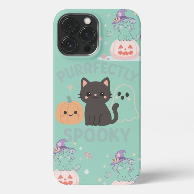 Funda Para iPhone Cute Pastel Halloween Design (Reverso )