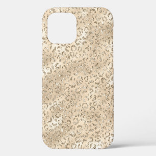 Funda Para iPhone 12 Cute patrón de impresión de piel de leopardo guepa