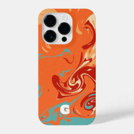 Funda Para iPhone 14 Pro Cute Personalize Pastel Marbel