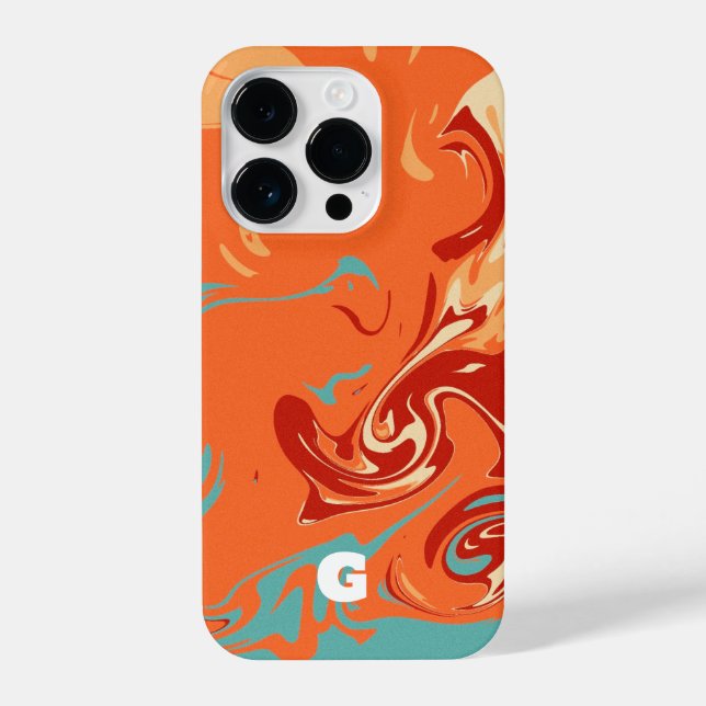 Funda Para iPhone Cute Personalize Pastel Marbel (Reverso )