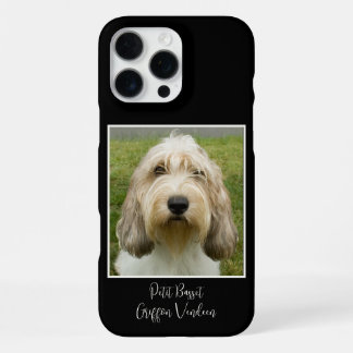 Funda Para iPhone 16 Pro Max Cute Petit Basset Griffon Vendeen