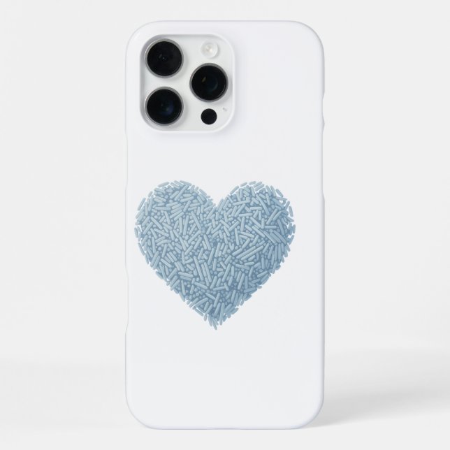 Funda Para iPhone Cute Sprinkle Heart | Sprinkle de Bebé (Reverso )