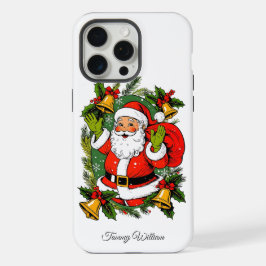 Cute Vintage Tradicional Elegante Feliz Navidad