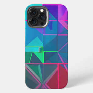 Funda Para iPhone 13 Pro Max Cyber Lattice: Un Espectro de Luz