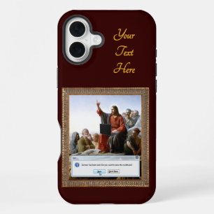 Funda Para iPhone 16 Plus Cyber Sermon Funny Personalizado