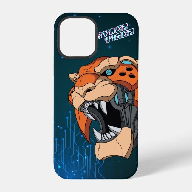 Funda Para iPhone Cyber Tiger | (Reverso )