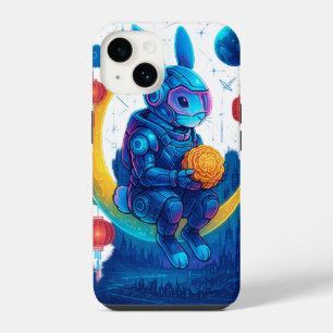 Funda Para iPhone 14 Cyberpunk Moon Rabbit - Festival de mediados de ot