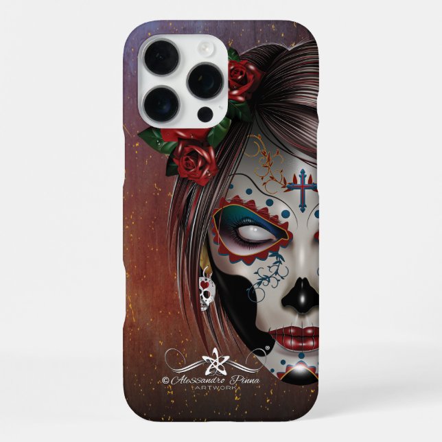 Funda Para iPhone D.D.L.M. La Catrina (Reverso )