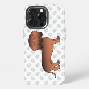 Funda Para iPhone 13 Pro Dachshund de dibujos animados de pelo corto Sable