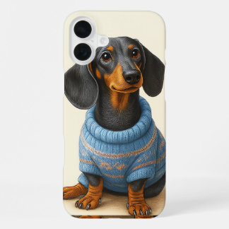 Funda Para iPhone 16 Plus Dachshund elegante