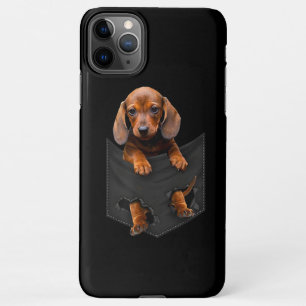Funda Para iPhone 11Pro Max Dachshund En Mi Bolsillo Dachshund Weiner Dog