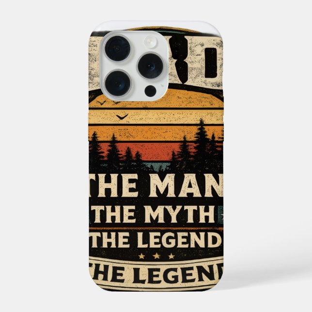 Funda Para iPhone Dad The Man The Myth The Legend Funny Father Phone (Reverso )