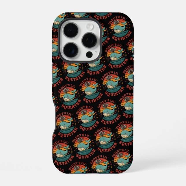 Funda Para iPhone Daddys Little Whale (Reverso )