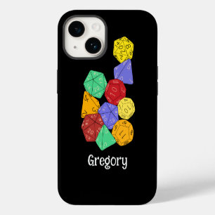 Funda Para iPhone 14 Dados de juego de rol, tablero, personalizados par