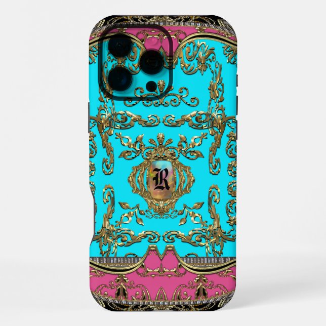 Funda Para iPhone Dainty Nora Monogram (Reverso )