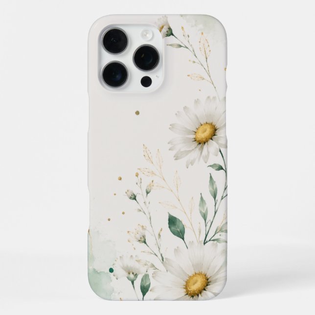 Funda Para iPhone Daisy Floral (Reverso )