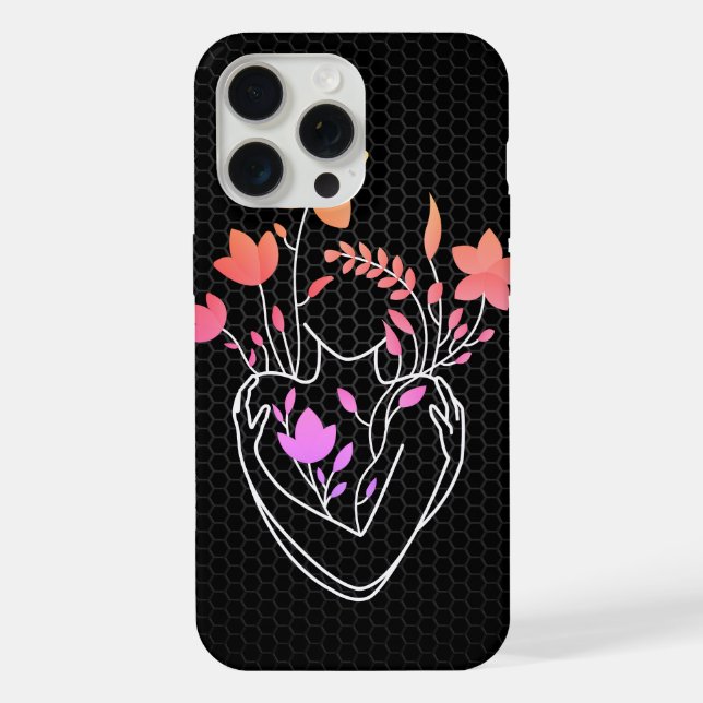 Funda Para iPhone Dama de flores - Edición de Venus (Reverso )
