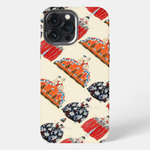 FUNDA PARA iPhone 13 PRO MAX DAMA ROCOCÓ ARTE DECO BELLEZA DISEÑO DE MODA VESTU
