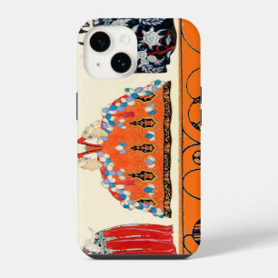 FUNDA PARA iPhone 14 DAMA ROCOCÓ DISEÑO DE VESTUARIO DE MODA BELLEZA AR