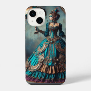 Funda Para iPhone 14 Dama victoriana virgen de Circus Performer Steampu