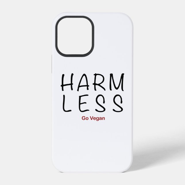 Funda Para iPhone Daña Menos - Hazte Vegano (Reverso )