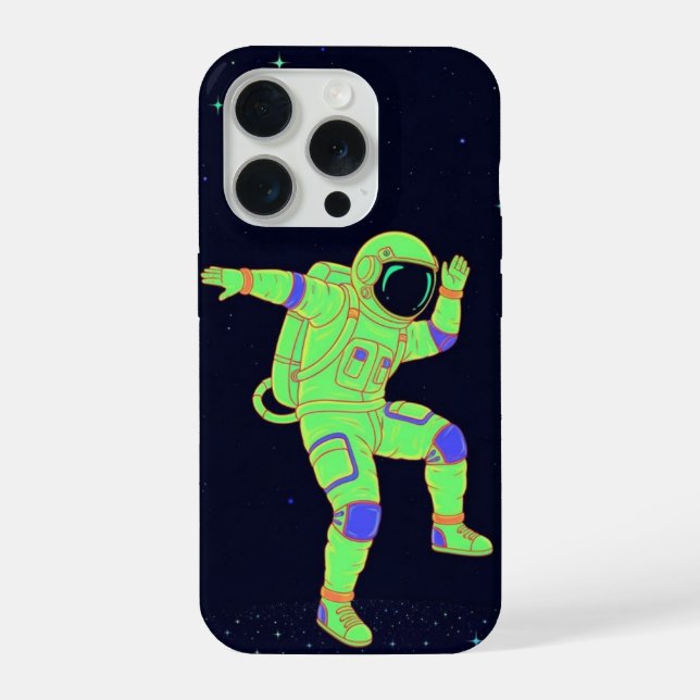 Funda Para iPhone Dancing astronaut case  (Reverso )