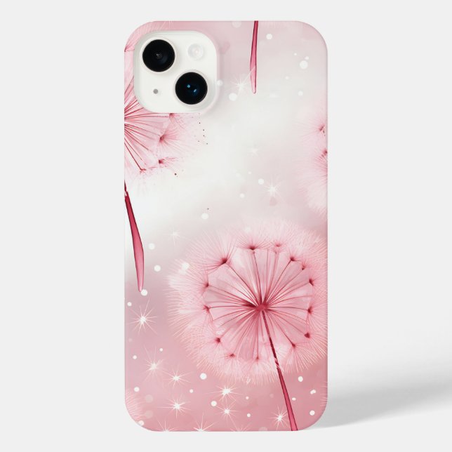 Funda Para iPhone Dandelion Pink (Reverso )