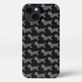 Dandie Dinmont Dog Cute Silhouette Black