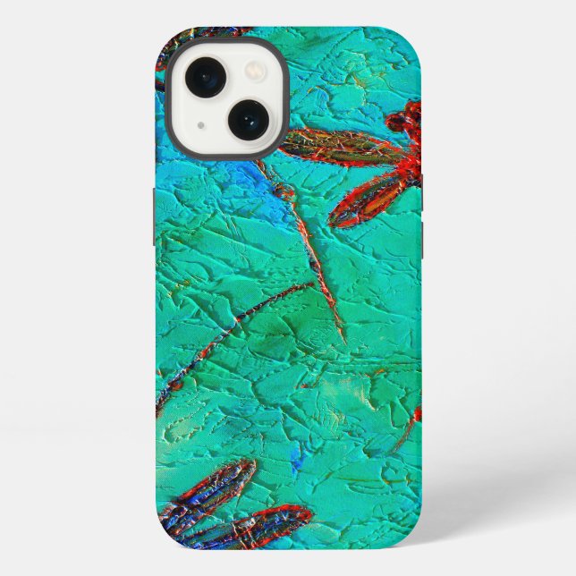 Funda Para iPhone Danza de la libélula (Reverso )