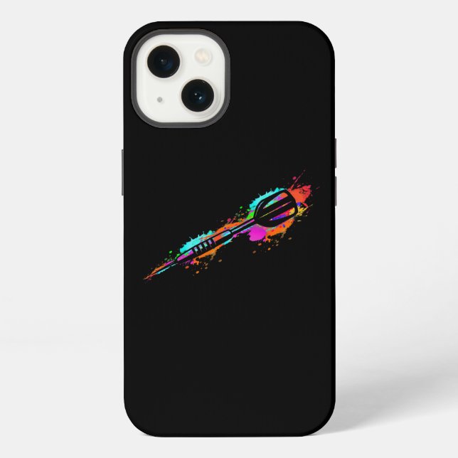 Funda Para iPhone Dardos de dardo de acero (Reverso )
