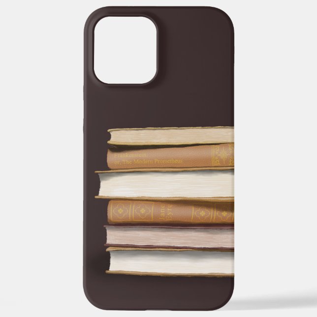 Funda Para iPhone Dark Academia Antique Books (Reverso )