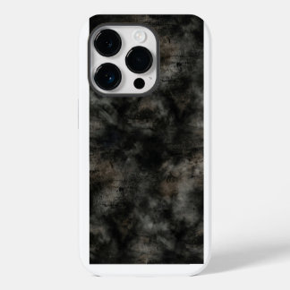 Funda Para iPhone 14 Pro Dark Charcoal Smoke Grunge Texture iPhone Case
