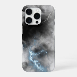 Funda Para iPhone 16 Pro Dark Lightning Aesthetic Phone Case