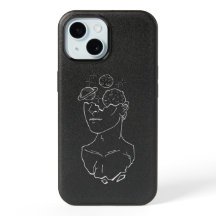 Funda para iPhone de Arte de Línea de Pensamiento 
